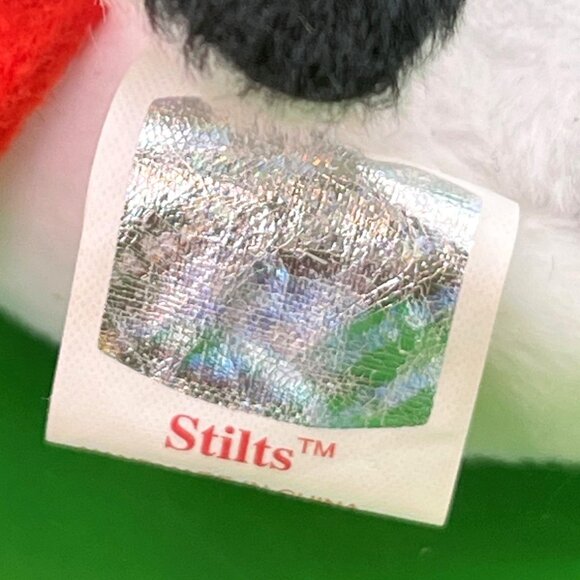 Ty Beanie Baby Lot 5 Piece Bundle Frog Seahorse Ostrich Stork Walrus Collection - Picture 7 of 16